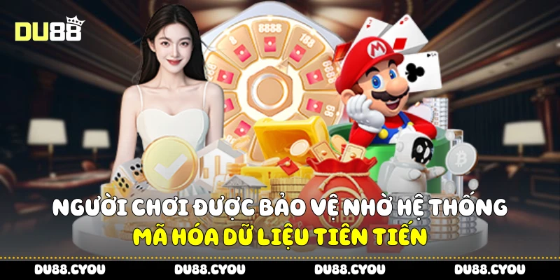 Chính Sách Bảo Mật Du88 - Bí Quyết Chơi Không Lo Rủi Ro 1 Người chơi được bảo vệ nhờ hệ thống mã hóa dữ liệu tiên tiến